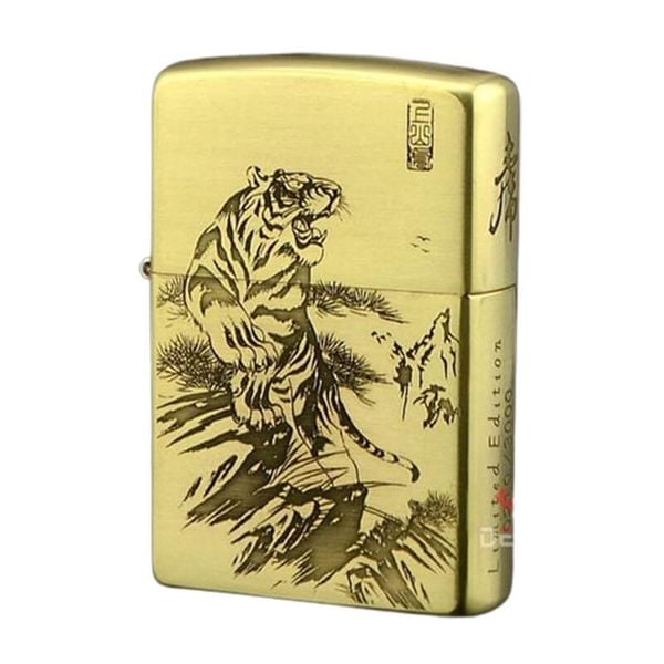 Bật lửa zippo Nhật chính hãng con hổ Limited ZN110-ZN110A