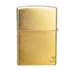 Bật lửa zippo mỹ đồng xước bụi Gold dust Z13