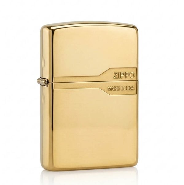 Zippo Vàng Trơn Số Giới Hạn Smooth Gold Plate ZN131