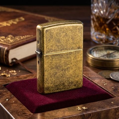 Bật lửa zippo chính hãng đồng thau ZT23