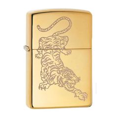 Zippo khắc ăn mòn con hổ Z313