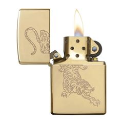 Zippo khắc ăn mòn con hổ Z313