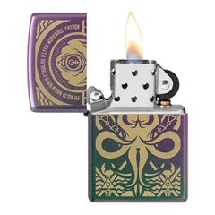 Zippo Đổi Màu Chủ Đề Quái Vật Cthulhu Evil Design Z172