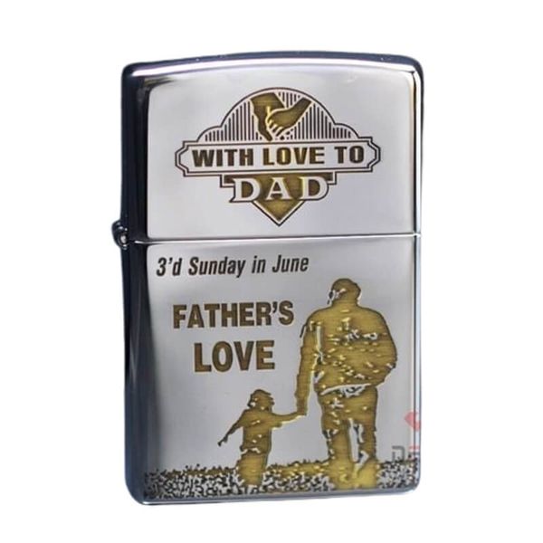 Zippo Khắc CNC Chủ Đề Ngày Của Cha Father's Day ZK122