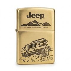 Zippo Khắc CNC 2 Mặt Chủ Đề Xe Jeep Huyền Thoại ZK169