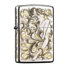Zippo Khắc CNC Hình Cô Gái Khỏa Thân ZK127
