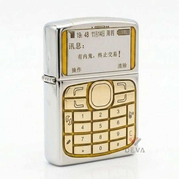 Zippo Armor Khắc Giao Diện Điện Thoại Di Động Nokia ZN248
