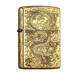 Zippo Khắc Chủ Đề Rồng Mây  ZK145