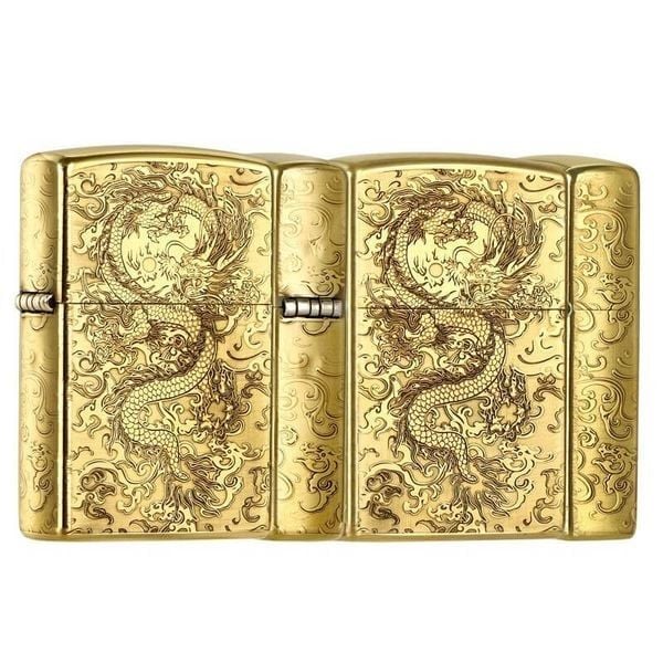 Zippo Khắc Chủ Đề Rồng Mây  ZK145