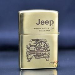 Zippo Khắc CNC 2 Mặt Chủ Đề Xe Jeep Huyền Thoại ZK169