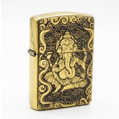 Zippo Armor Khắc Vị Thần Ganesha Của Ấn Độ Giáo ZD42