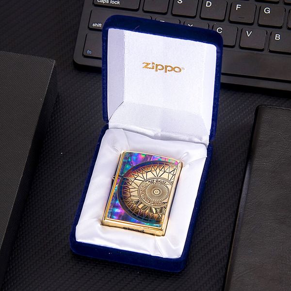 Zippo Bản Giới Hạn Khảm Trai Mặt La Bàn The Expansion Of Sail ZN01