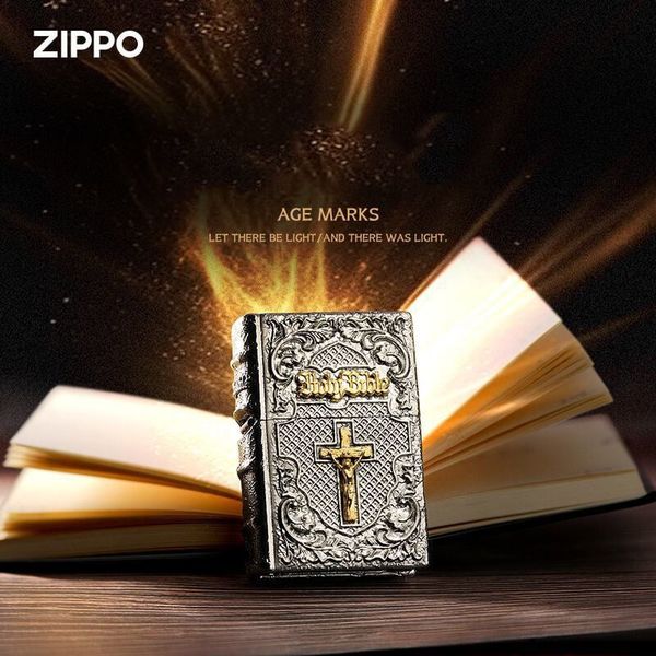 Zippo Tạo Hình Quyển Kinh Thánh Holy Bible ZD59