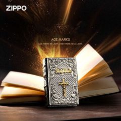 Zippo Tạo Hình Quyển Kinh Thánh Holy Bible ZD59