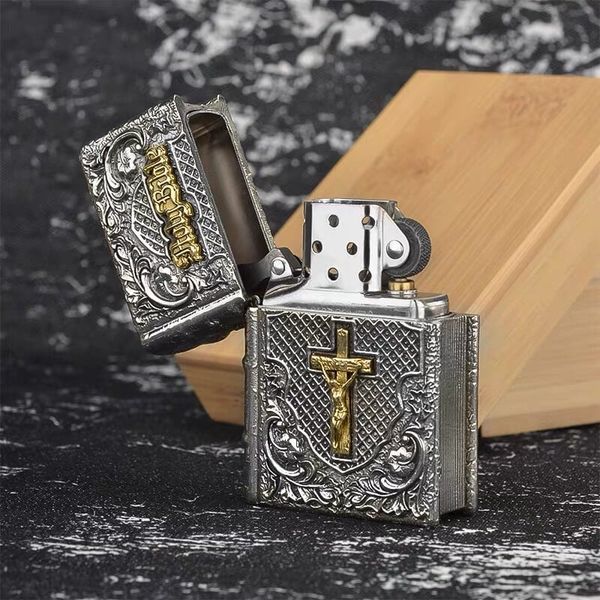 Zippo Tạo Hình Quyển Kinh Thánh Holy Bible ZD59