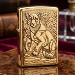 Zippo 1997 Emblem Hình Thú – Đời XIII La Mã – Bản Ốp C763