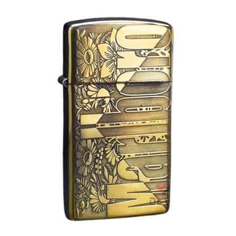 Zippo Slim Khắc Nổi 5 Mặt Thương Hiệu Marlboro ZK26