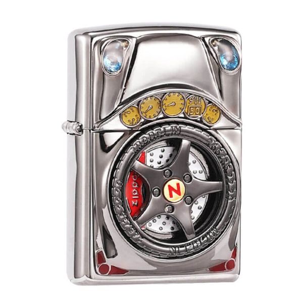 Zippo Ốp Hình Mô Phỏng Xe Hơi Bánh Xe Quay ZN25