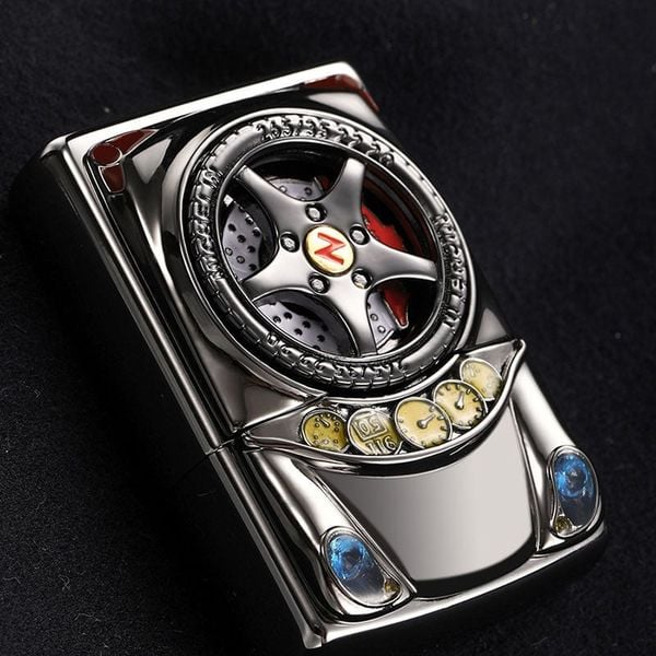 Zippo Ốp Hình Mô Phỏng Xe Hơi Bánh Xe Quay ZN25