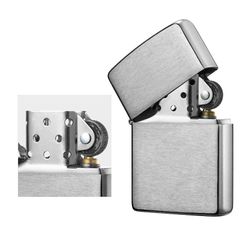 Bật lửa Zippo Mỹ bạc xước Z69