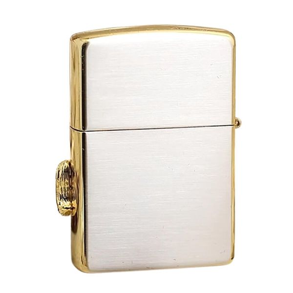 Zippo Ốp Nổi Con Ngựa Winning Whiny Mạ Vàng ZN100