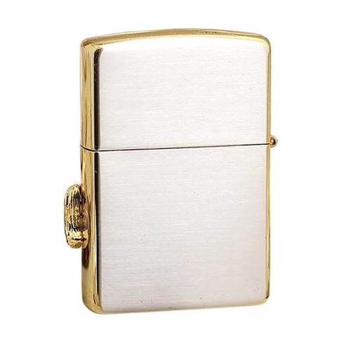 Zippo Ốp Nổi Con Ngựa Winning Whiny Mạ Vàng ZN100
