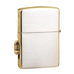 Zippo Ốp Nổi Con Ngựa Winning Whiny Mạ Vàng ZN100