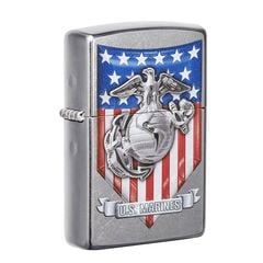 Zippo chính hãng sơn chủ đề Thuỷ Quân Hoa Kỳ USMC Z390