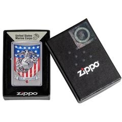 Zippo chính hãng sơn chủ đề Thuỷ Quân Hoa Kỳ USMC Z390
