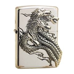 Zippo ốp Emblem rắn 8 đầu Yamata no Orochi ZN324