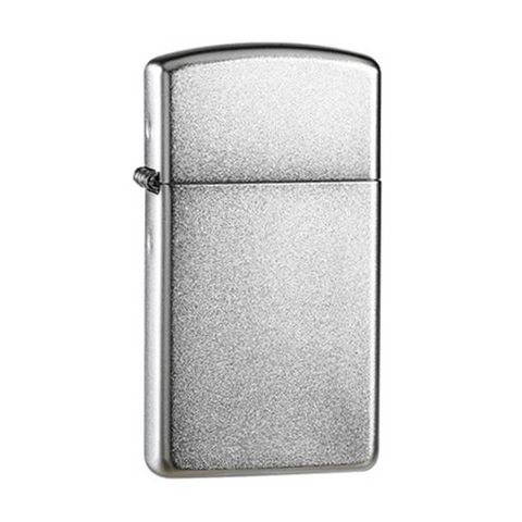 Zippo Slim satin trắng ZT13