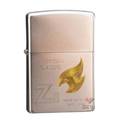 Zippo Mạ Satin Khắc Ngọn Lửa American Classic ZK09