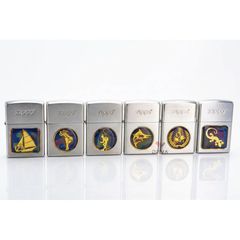 Zippo Bạc Ốp Emblem Đổi Màu Theo Nhiệt Độ ZN360