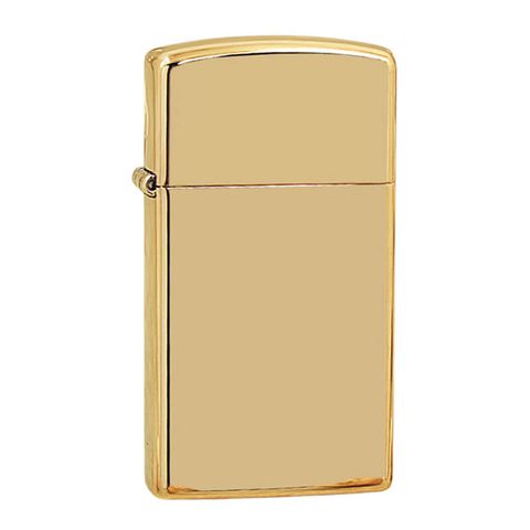 Zippo Mỹ chính hãng Slim đồng bóng Z157