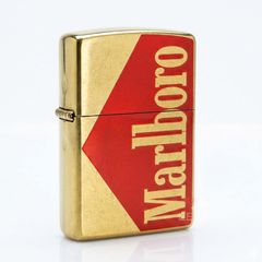 Zippo Vàng Bụi Sơn Chủ Đề Marlboro ZN270