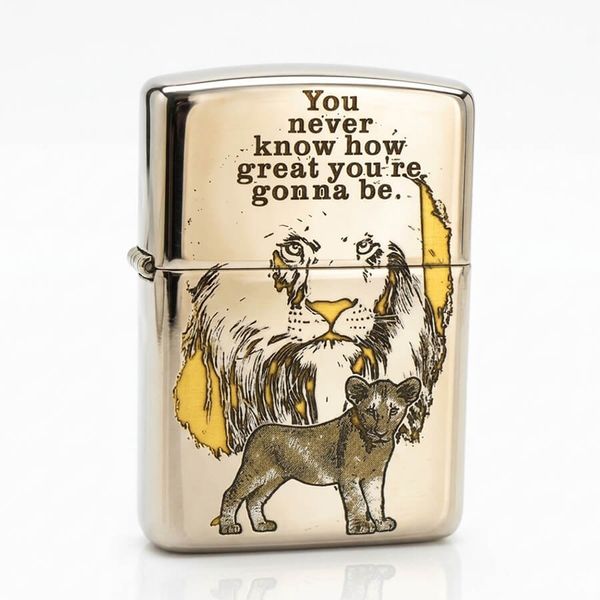 Zippo Armor Khắc Chủ Đề Vua Sư Tử The Lion King ZN210