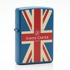 Zippo sơn lá cờ Anh Quốc in logo hãng Simon Carter ZN326