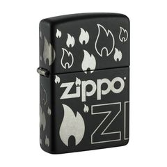 Zippo Mẫu Thiết Kế Ngọn Lửa Biểu Tượng Zippo Design Z46