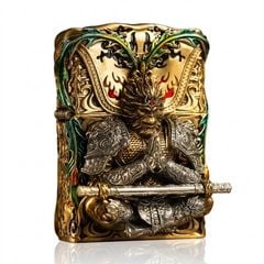 Zippo Ốp Tượng Tôn Ngộ Không Và Cây Gậy Như Ý ZN105
