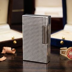 S.T. Dupont Ligne 1 (1 Lỗ) – Họa Tiết Vân Kim Cương Diamond Head Kinh Điển DPH71