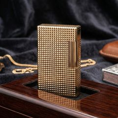 S.T. Dupont Ligne 1 (1 Lỗ) – Họa Tiết Vân Kim Cương Diamond Head Kinh Điển DPH71