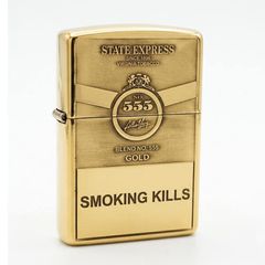 Zippo Khắc Sâu Chủ Đề Thương Hiệu Thuốc Lá 555 ZK58