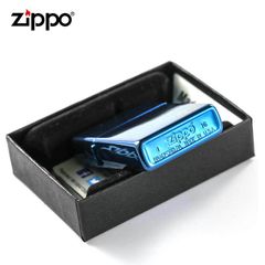 Zippo Sơn Xanh Sapphire Khắc Logo ZT20