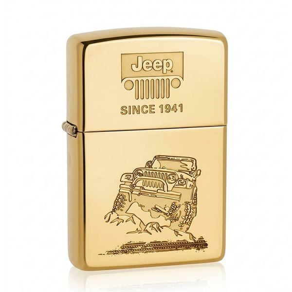 Zippo Khắc Sâu Chủ Đề Xe Jeep Huyền Thoại ZK13