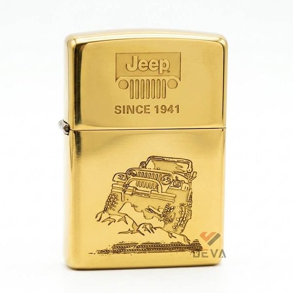 Zippo Khắc Sâu Chủ Đề Xe Jeep Huyền Thoại ZK13