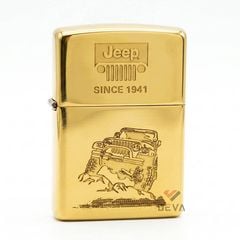 Zippo Khắc Sâu Chủ Đề Xe Jeep Huyền Thoại ZK13