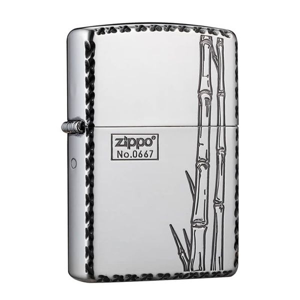 Zippo Xuất Nhật Hình Cây Trúc ZN218