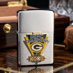 Zippo NFC Champions 1999 – St. Louis Rams – Đời XV La Mã – Bản Kỷ Niệm Thể Thao Hiếm C47