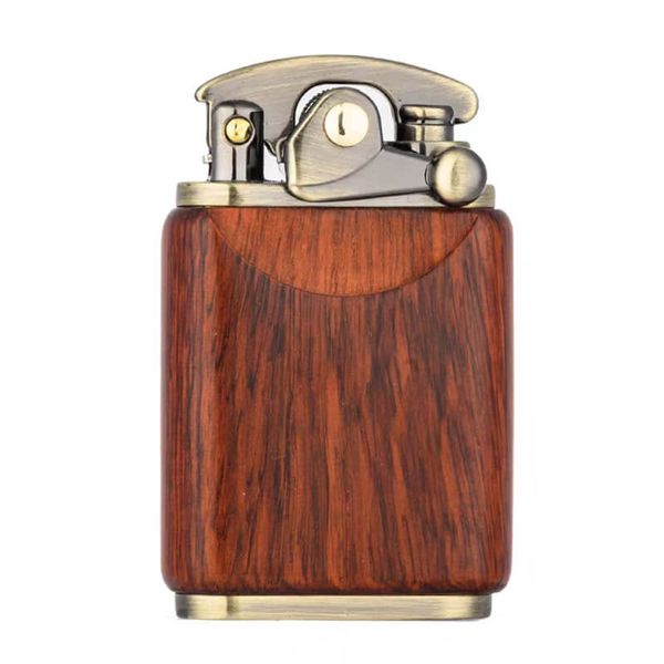 Bật lửa xăng đá Chief vỏ gỗ CF 018-30
