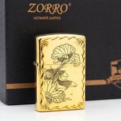 Zorro Viền Hoa Văn Chủ Đề Đàn Cá Chép Trong Đầm Sen Z91572